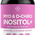 Premium Inositol Supplement - Myo-Inositol and D-Chiro Inositol plus Folate and