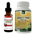 Apple Cider Vinegar Diet Drops Amino Trim Weight Loss Fat Burner Supplements