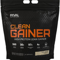 Rivalus Clean Gainer - Soft Serve Vanilla 10 Pound - Delicious Lean Mass Gainer