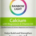 Rainbow Light - Food-Based Calcium - Supports Bone Density, Muscle...