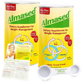 Almased Multi Protein Powder Meal Replacement Shake for Weight Management 17.6 oz (2 Pack) Bundle with a Almased Measuring Spoon