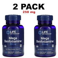 Life Extension, 2 PACK, Mega Benfotiamine, 250 mg, 120 Vegetarian Capsules x 2