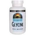 Source Naturals Glycine 500 mg 200 Caps
