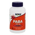 NOW Foods PABA (Para-aminobenzoic Acid) 500 mg., 100 Capsules