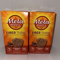 Metamucil Fiber Thins Fiber Supplement Cinnamon Spice 9.3 oz 12 Count 2 Boxes