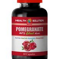 pomegranate capsules, Pomegranate 40% Extract 250mg, multivitamin and mineral 1B