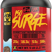 Mutant ISO Surge Whey Protein Isolate Powder Acts Fast to Help Recover, Build Muscle, Bulk and Strength, 5 lb (Cookies & Cream)