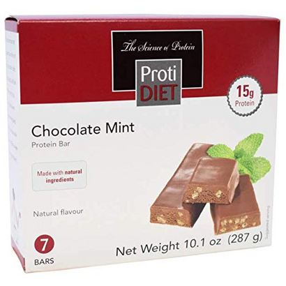 ProtiDiet Chocolate Mint Protein Bars (7 Bars/Box)