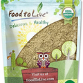 Food to Live Organic Hemp Protein Powder, 1 Pound — 50% Protein, Non-GMO, Non-Irradiated, Pure, Kosher, Vegan Superfood, Rich in Iron and Fiber