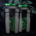 G Fuel XQC Black Friday Blacked Out Shaker Cup 16oz Limited Mixer Sport Bottle