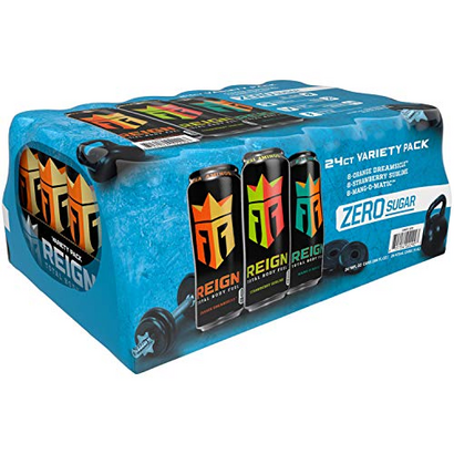 Monster Reign Total Body Fuel Variety Pack 16 Oz Can (Pack of 24)