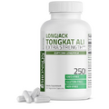 Bronson Longjack Tongkat Ali Extra Strength, 250 Vegetarian Capsules