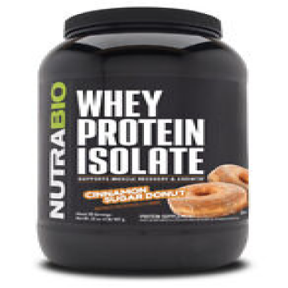 NutraBio Whey Protein Isolate 2lb