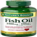 Nature's Bounty Fish Oil Softgels, Double Strength, 2400 Mg, 90 Ct