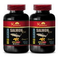 fish oil for men - WILD ALASKAN SALMON OIL - weight management - 2 Bottles