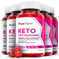 (5 Pack) True Form Keto ACV Gummies, True Form Keto Weight Loss (300 Gummies)