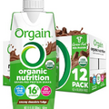 Orgain Organic Nutritional Protein Shake, Creamy Chocolate Fudge - 16g Grass Fed Whey Protein, Meal Replacement, 20 Vitamins & Minerals, Fruits & Vegetables, Gluten Free, Non-GMO, 11 Fl Oz (12 Pack)