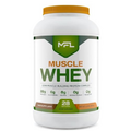 MFL Muscle Whey Protein l 28g of Protein l 8g BCAAs l Keto Friendly l Low Carbs l 2 lbs (Chocolate Lava)