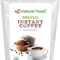 Organic Instant Coffee Powder, Dark Roast Delight, Rich In Immune-Supporting Antioxidants, Boosts Mood, Energy, and Memory, Enjoy Hot Or Iced, Gluten Free, Vegan, Non-GMO, 8 oz