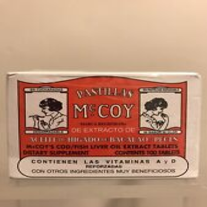 Tablets McCoy Liver Oil Extract Tablets 100x Best By 08/2025  *SEALED