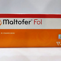 5 Boxes X MALTOFER FOL FOR IRON DEFICIENCY + FOLIC ACID TABLET 30'S DHL EXPRESS