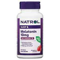 Natrol Melatonin Fast Dissolve Sleep Aid Tablets, Strawberry, 10 mg, 60 Count