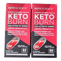 Keto Science Fat Burn 2x 60 Capsule Weight Loss Energy Focus Supplement exp:2025