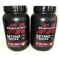 2X Muscletech Nitro-Tech Ripped  Protein & Weight Loss Formula 2 LBS Ea. New/Sel