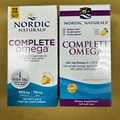 2 New Nordic Naturals Complete Omega - 120 Soft Gels Each Box