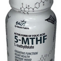 Nutri By Nature's Fusions 5-MTHF Dietary Supplement - 15 mg - 120 Tablets