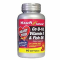 Heart Trio: Co Q-10 - Vitamin E & Fish Oil 60 Sgel By Mason