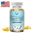 omega 3 fish oil capsules 3x strength 2160mg epa & dha, highest potency 120