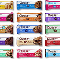 Niro Assortment | Quest Bars Protein Bars Variety Sampler | 10 Pack | 10 of 15 Flavors | High Protein Snack | 20g of Protein Per Bar And Only 1g Of Sugar