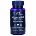Life Extension Vitamin D3 with Sea-Iodine Sea Plant Algae 125mcg 5,000 IU 60Caps