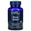 Life Extension Bloat Relief Help Reduce Post-Meal Gas Bloating 60 Gels Ginger