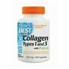 Collagen Types 1and 3 with Peptan 500 mg 240 caps By Doctors Best