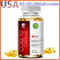 CoQ10 Capsules Blood Pressure Heart Health High Absorption Supplement 120 Pills