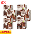6x Adella Protein Shake Drink Powder Dark Chocolate Meal Replacement No Sugar