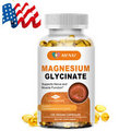 Magnesium Glycinate 400mg Capsules Supper Mineral Supplement For Women & Mens US