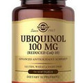 Solgar Ubiquinol 100 mg (Reduced CoQ-10)  50 softgels, Non-GMO