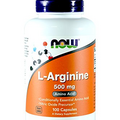 Now Foods Arginine 500mg, 100 Capsules (Pack of 2)