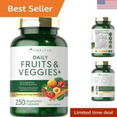 Premium Fruits & Veggies Supplement | 32 Fruits & Vegetables | Antioxidant
