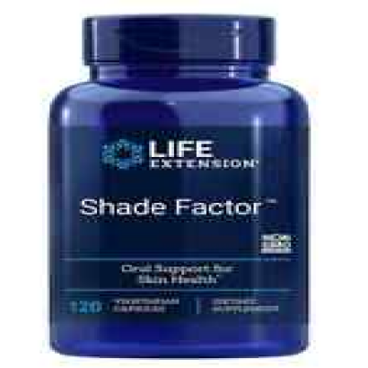 LIFE EXTENSION Shade Factor (Protects the Skin against UV) 120 Vege Capsules