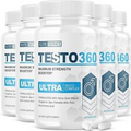(5 Pack) Testo 360 Pills Supplement Advanced Formula Testo 360 - 300 Capsules