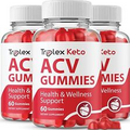 (3 Pack) Triplex Keto ACV Gummies Weight Loss - 180 Gummies