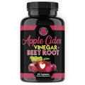 Angry Supplements Apple Cider Vinegar + Beet Root Capsules, Detox Pills, Nitric Oxide + Energy Booster (1-Bottle)