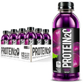 Protein2o 15g Whey Protein Isolate Infused Water, Ready To Drink, Sugar Free, Gluten Free, Lactose Free, Harvest Grape, 16.9 oz Bottle (Pack of 12)