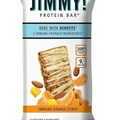 JiMMY! Protein Bar, Orange Citrus, Immune Support, 15 Count - Energy Bar with Immune System Fortifying Ingredients: Vitamin C, Turmeric, Orange, Mango, Acerola Cherry and Almonds