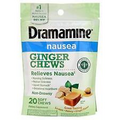 Dramamine Ginger Chews Lemon - Honey - Ginger 20 chews
