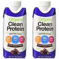 Orgain Whey Protein Shk Chocolate Fudge, 11 oz (Pack of 2)